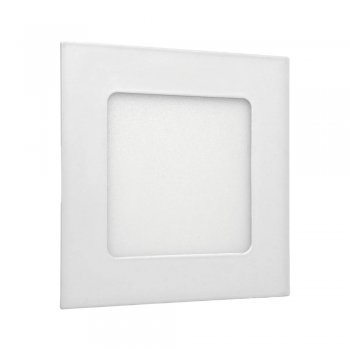 Luminária Plafon 6W LED Quadrado Embutir 6500K