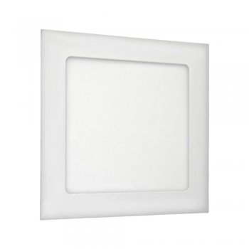 Luminária Plafon 12W LED Quadrado Embutir 6500K