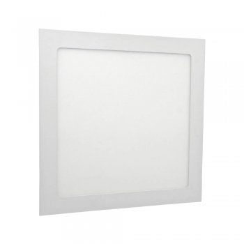 Luminária Plafon 25W LED Quadrado Embutir 3000K