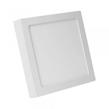 Plafon Led Sobrepor 12w Quadrado 6500k Branco Frio Bivolt