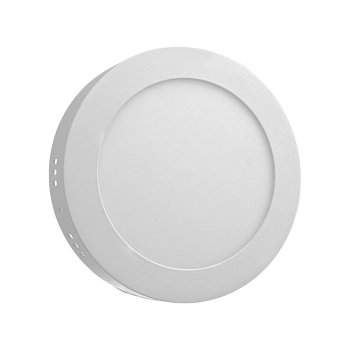 Luminária Plafon 12W LED Redondo Sobrepor 6500K