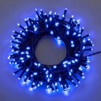 Pisca Pisca Led Azul 100 Leds 9 Metros 110V Função