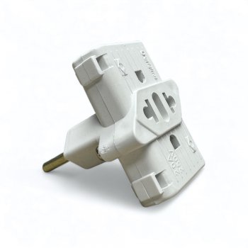 Adaptador Pino Universal 3 Saídas T 2P