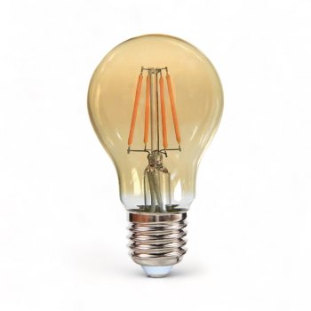 Lâmpada Led Bulbo Filamento A60 Vintage 4W 2400K Bivolt