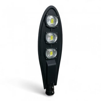 Luminária Publica Pétala LED 150W Para Poste De Rua Cob Com Relê Fotocélula Branco Frio 6500k