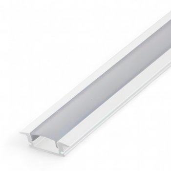 Perfil de LED Embutir Slim 2 Metros 24x7mm Branco