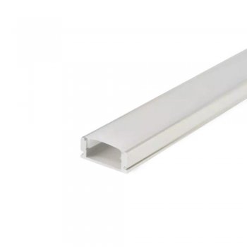 Perfil Sobrepor 30x10mm 2 metros Branco