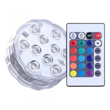 Luminária de Piscina 13 Leds 3W RGB Colorida com Controle